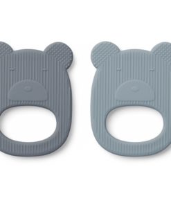 Liewood Geo Teether – 2 pack Mr Bear Blue Mix