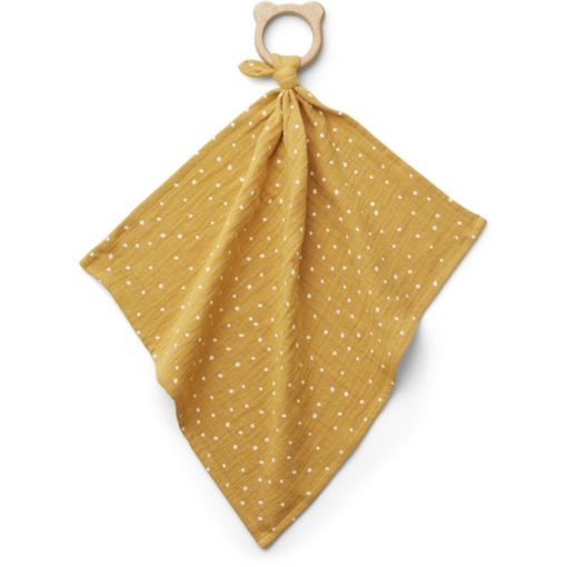 Liewood Dines Teether Cuddle Cloth – Confetti Yellow Mellow