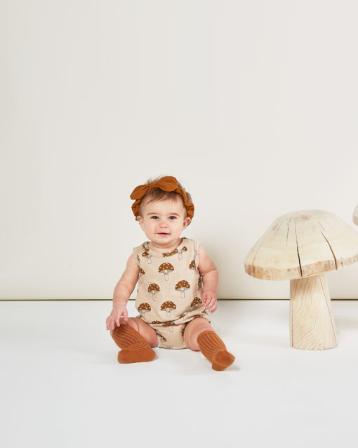 Rylee + Cru Mushroom Bubble Onesie