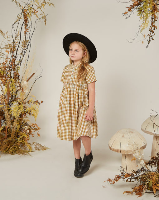 Rylee + Cru Esme Dress – Goldenrod Gingham