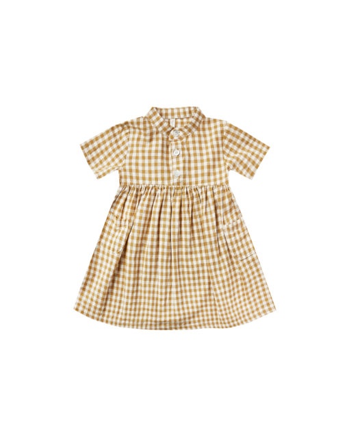 Rylee + Cru Esme Dress – Goldenrod Gingham