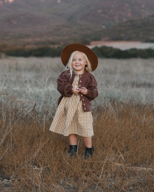 Rylee + Cru Esme Dress – Goldenrod Gingham