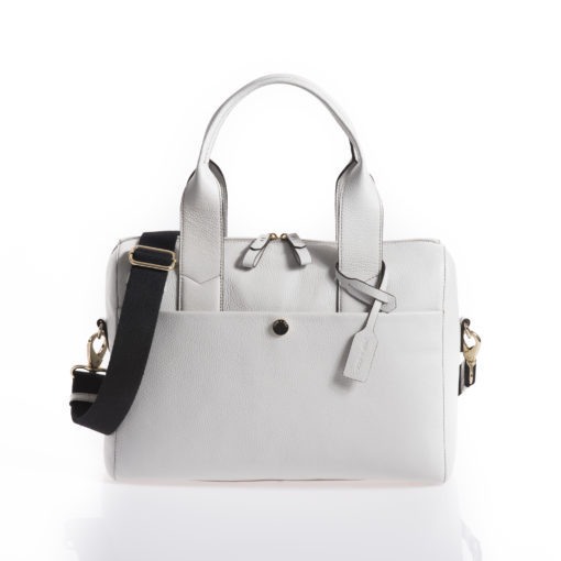 Jem + Bea -Leather Amber Bag – Exclusive to So Beau Baby – Grey