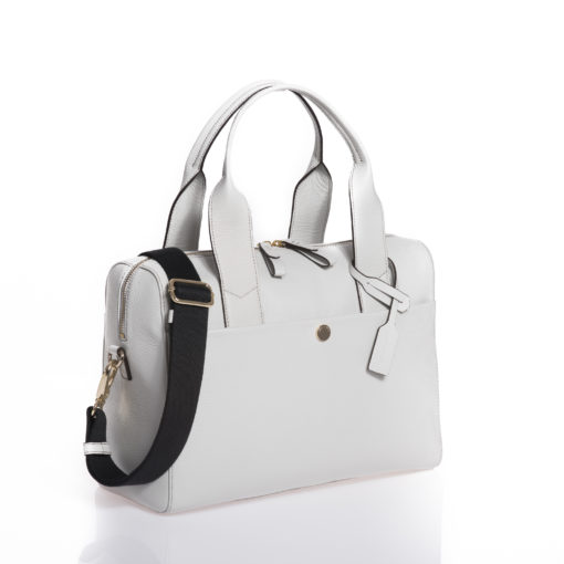 Jem + Bea -Leather Amber Bag – Exclusive to So Beau Baby – Grey