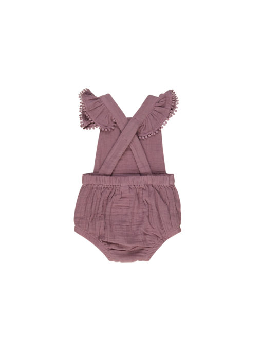 Huxbaby Mulberry Frill Playsuit – Mulberry