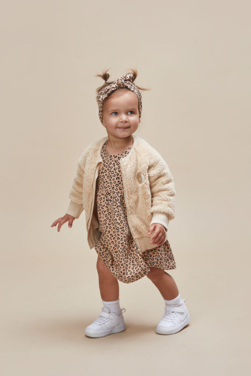 Huxbaby Animal Swirl Dress – Caramel