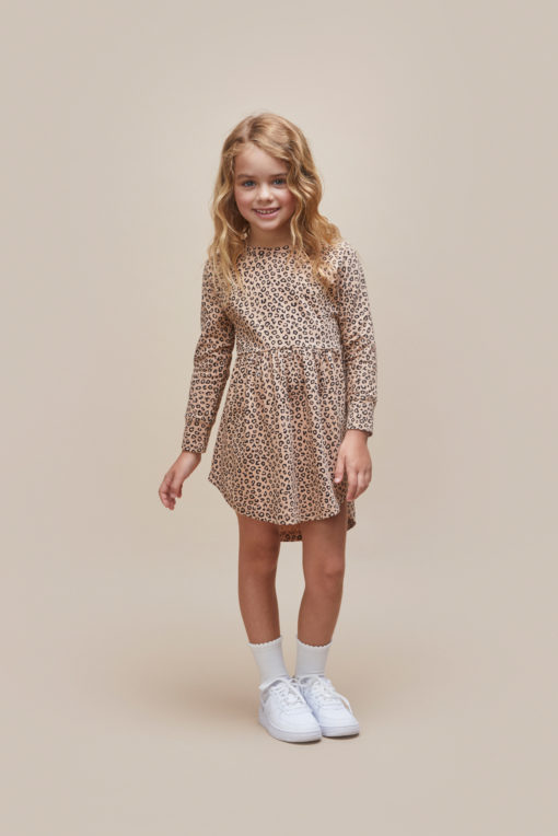 Huxbaby Animal Swirl Dress – Caramel