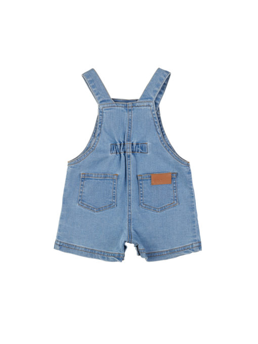 Huxbaby Short Denim Overalls – Denim