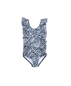 Huxbaby Floral Frill Swimsuit – Ink