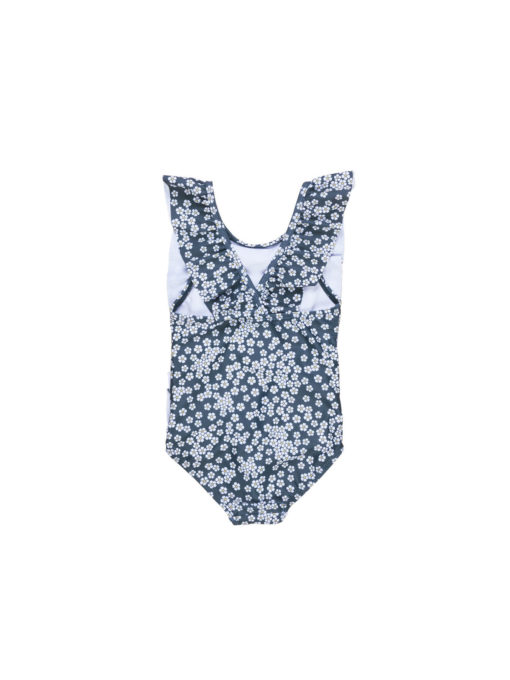 Huxbaby Floral Frill Swimsuit – Ink