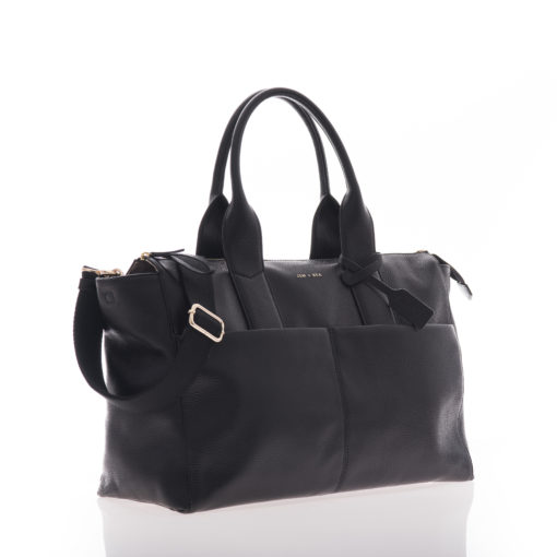 Jem + Bea -Leather Jemima Bag – Exclusive to So Beau Baby – Black