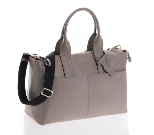 Jem + Bea -Leather Jemima Bag – Exclusive to So Beau Baby – Grey