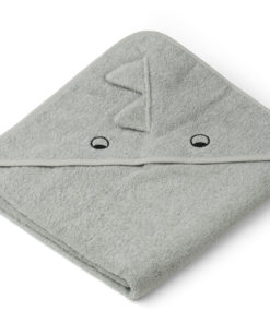 Liewood Augusta Hooded Towel – Dino – Faune Green