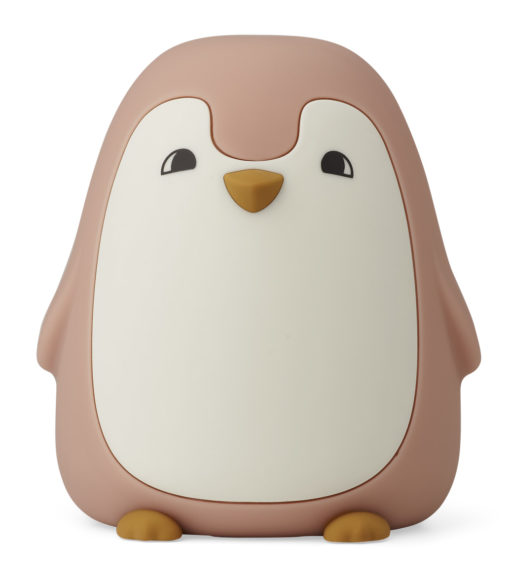 Liewood Winston Night Light – Penguin Dark Rose