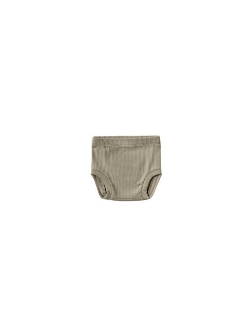 Quincy Mae Ribbed Bloomer -Olive