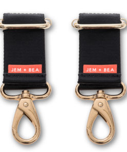 Jem + Bea – Stroller Straps- Gold