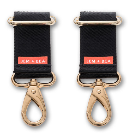 Jem + Bea – Stroller Straps- Gold