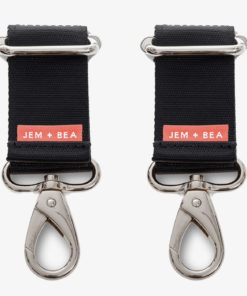 Jem + Bea – Stroller Straps- Silver