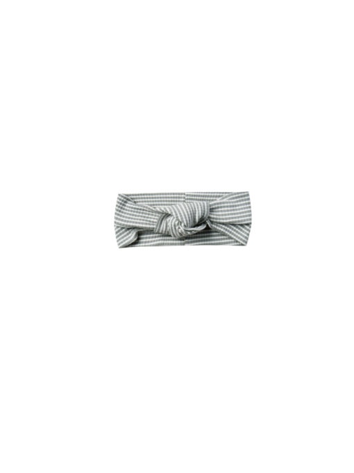 Quincy Mae Baby Turban – Eucalyptus Stripe