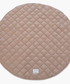 Warren Hill Linen Quilted Play Mat – Chestnut