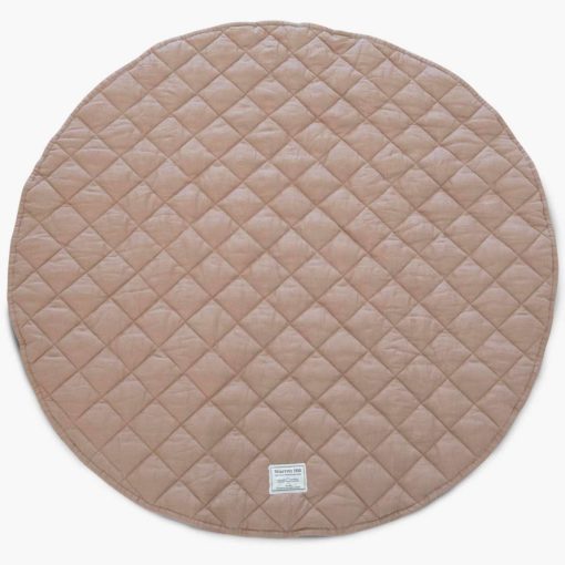 Warren Hill Linen Quilted Play Mat – Chestnut