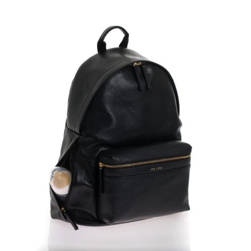 Jem + Bea – Jamie Leather Backpack- Black