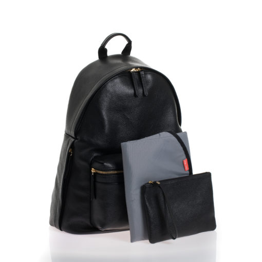 Jem + Bea – Jamie Leather Backpack- Black