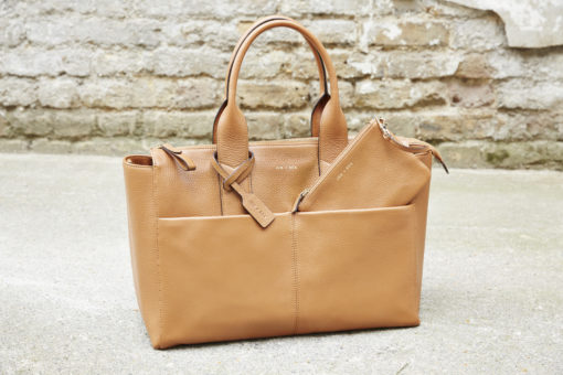 Jem + Bea -Leather Jemima Bag – Exclusive to So Beau Baby – Tan