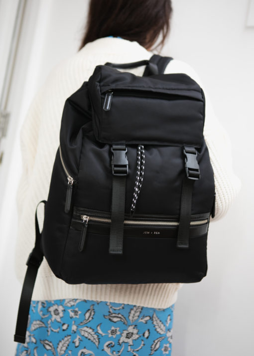 Jem + Bea – Elliot Backpack- Black