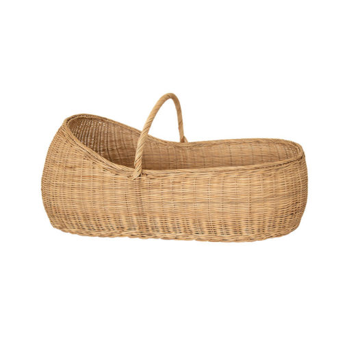 Olli Ella Lyra Moses Basket with Cotton Mattress