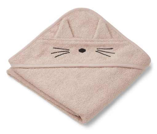 Liewood Albert Hooded Towel – Cat Rose