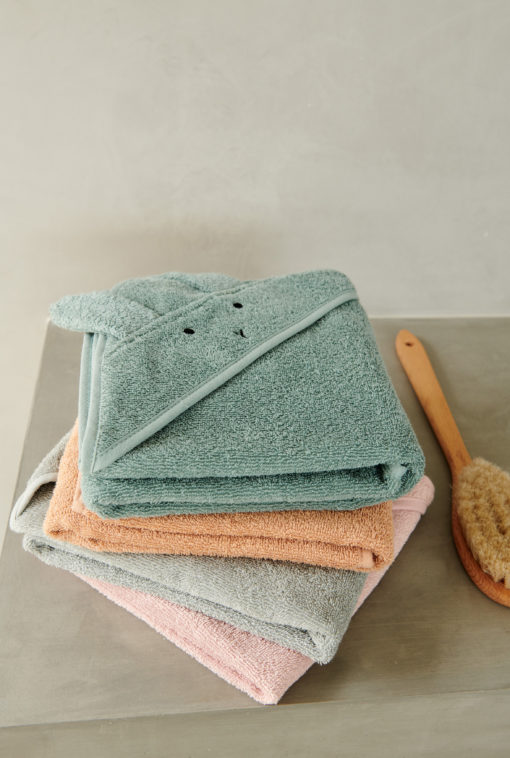 Liewood Albert Hooded Towel – Hippo – Dove Blue