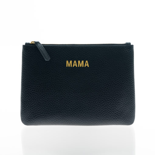 Jem + Bea -Leather Mama Clutch – Black – Exclusive to So Beau Baby