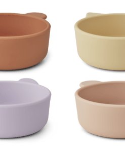 Liewood Iggy Bowls – 4 Pack – Light Lavender Multi