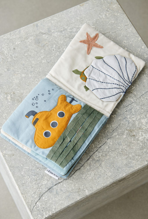 Liewood Handmade Fabric Book- Sea Creature – Rose