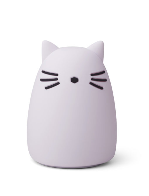 Liewood Winston Night Light – Cat – Light Lavender