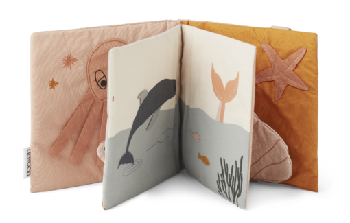 Liewood Handmade Fabric Book- Sea Creature – Rose