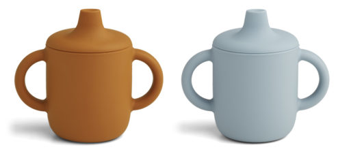 Liewood Neil Training Cups – 2 Pack Mustard/Blue Mix