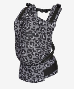 Tiba + Marl -Isara  Ergonomic  Baby Carrier- Grey/Black Leopard Print