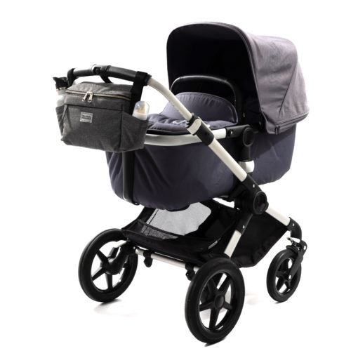 Jem + Bea – Eco Stroller Organiser – Grey – Exclusive to So Beau Baby
