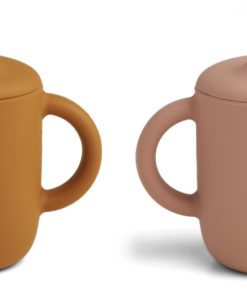 Liewood Neil Training Cups – 2 Pack Dark Rose/Mustard Mix