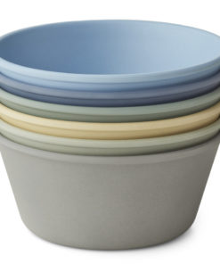 Liewood Irene Bowls- 6 Pack – Peppermint Multi Mix