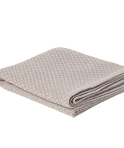 Heirloom Baby Merino Blanket – Basket Weave – Nutmeg