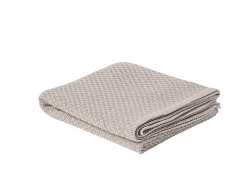 Heirloom Baby Merino Blanket – Basket Weave – Nutmeg