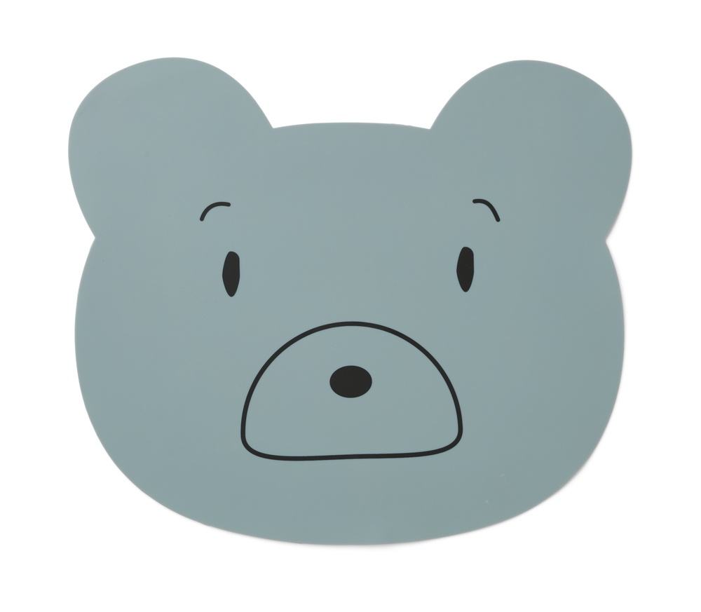 LIEWOOD AURA PLACEMAT MR BEAR BLUE FOG LIEWOOD AURA PLACEMAT MR BEAR BLUE FOG