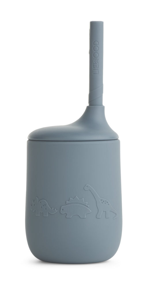 Liewood Ellis Sippy Cup – Dino – Whale Blue