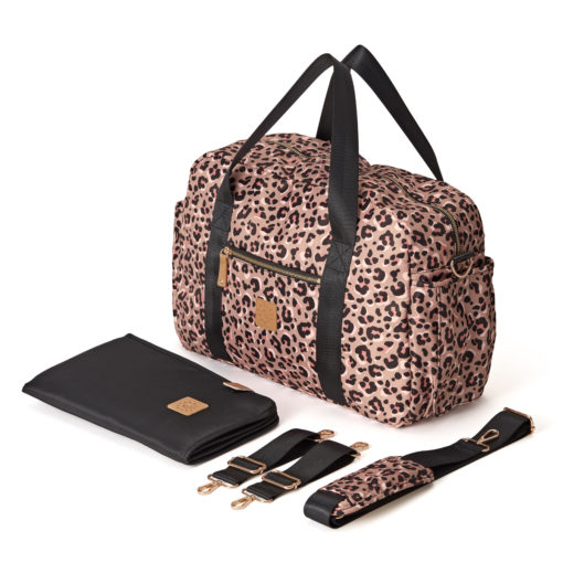 PRETTY BRAVE –  Stella Baby Bag- Blush Leopard