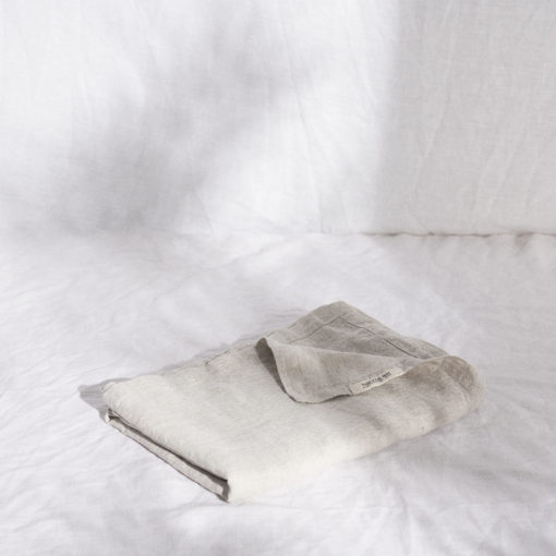 Warren Hill Stonewashed Linen Baby Swaddle – Natural