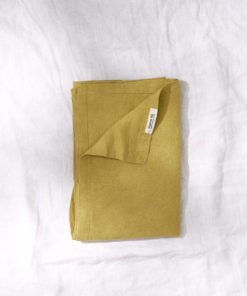 Warren Hill Stonewashed Linen Baby Swaddle – Ochre