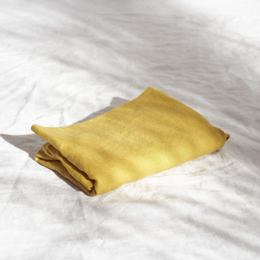 Warren Hill Stonewashed Linen Fitted Bassinet Sheet – Ochre